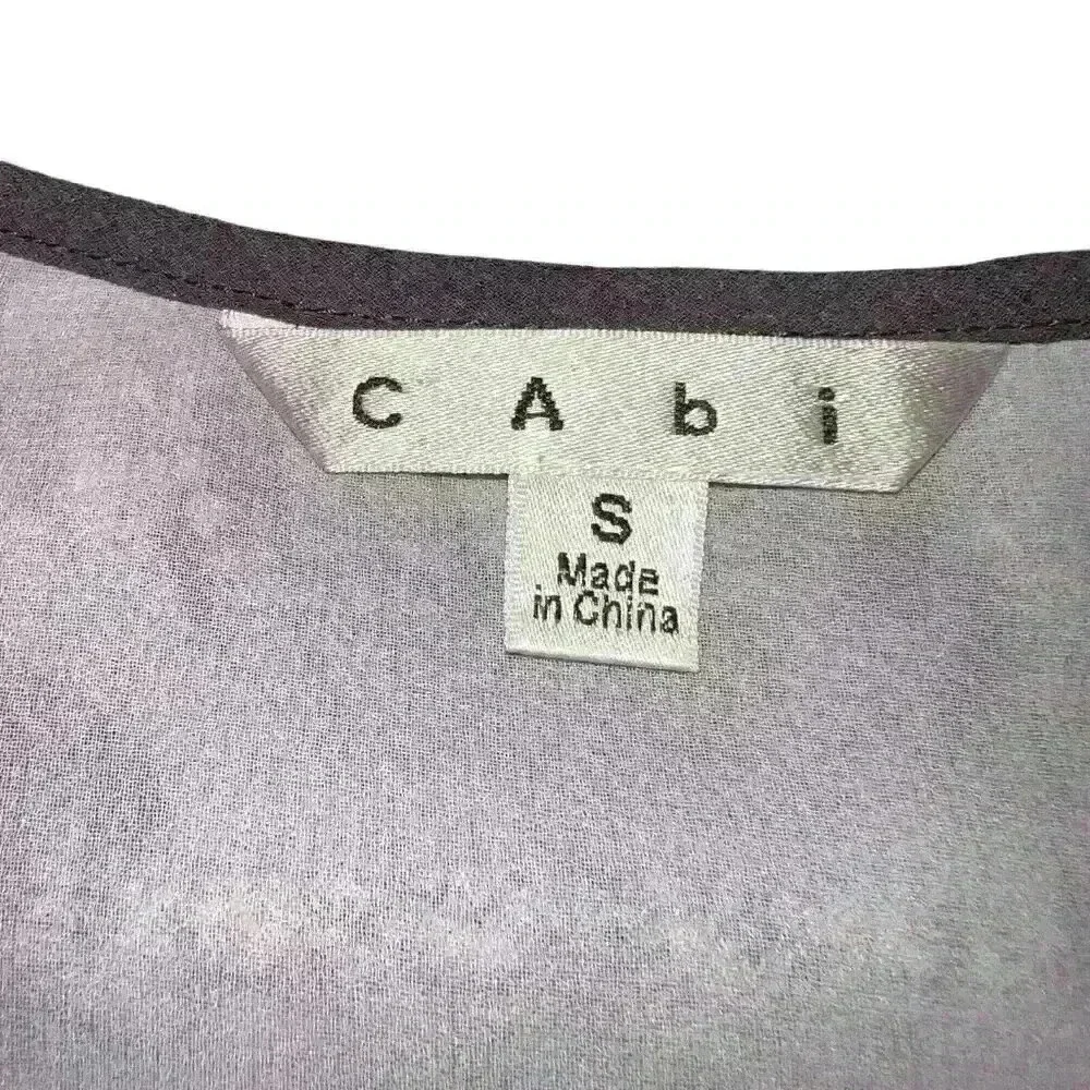 Cabi Sz S Tank/Shell Snake Skin‎ Print Business Preppy - Picture 13 of 13